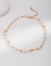 Fresh Water Pearl Golden Aurora Pearl Bracelet Ensemble