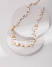 Fresh Water Pearl Golden Aurora Pearl Bracelet Ensemble