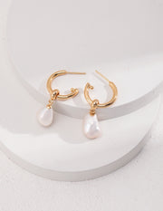 Pearl Whispers Baroque Earrings