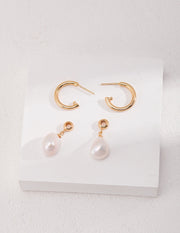 Pearl Whispers Baroque Earrings