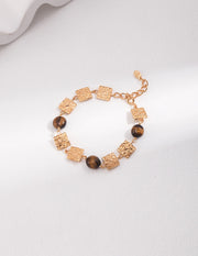 Tiger's Eye Silver Bracelet