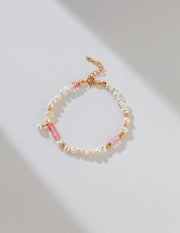 Crystal Style of Pearl Bracelet