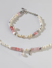 Crystal Style of Pearl Bracelet