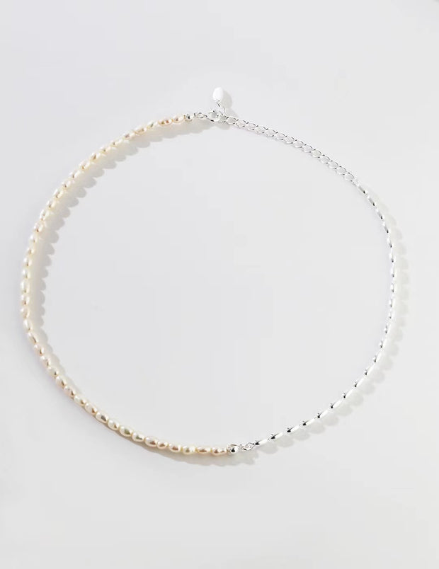 Concise Style Pearl Necklace