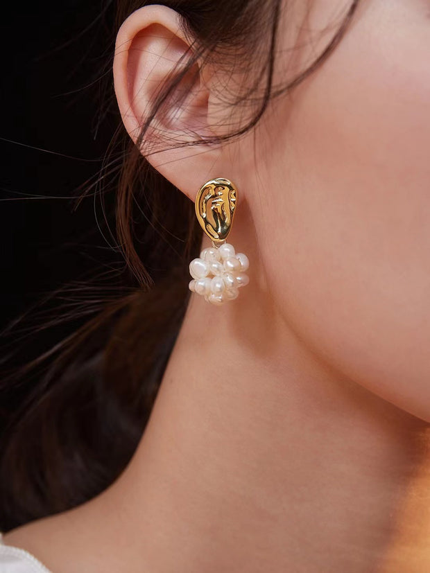 Baroque Style Pearl Earring