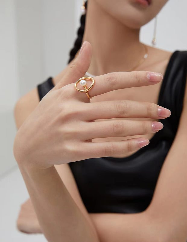 Egg Shape Ring