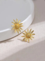 Golden Sunflower Earring