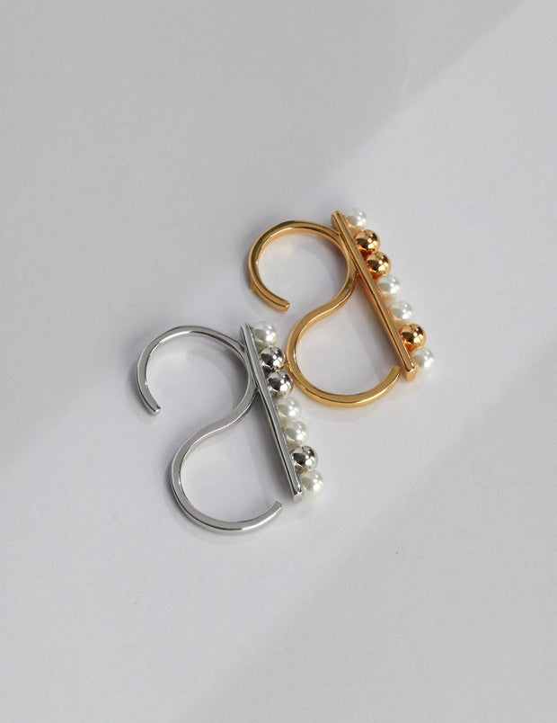 Adjustable Two Finger Ring